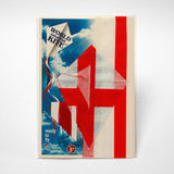 kite flag england in bag