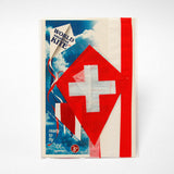 kite flag switzerland in bag