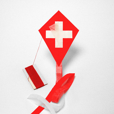 kite flag switzerland