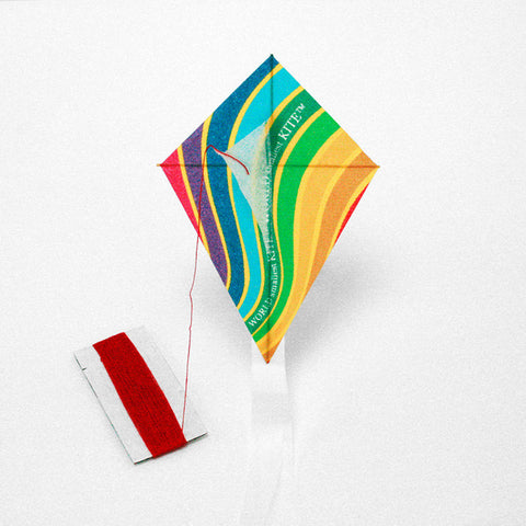 Eco Kite rainbow printed