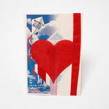 Kite Dark Red Heart in bag