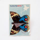 Kite butterfly blue pansy in bag