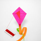 Pink Diamond Kite with postcard